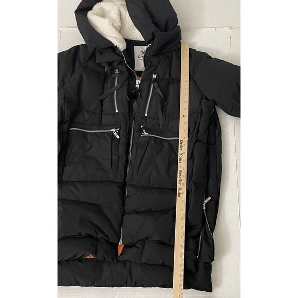 Orolay Jacket Womens Small Black Hooded Insulated Thickened Down Parka Winter - Picture 9 of 10